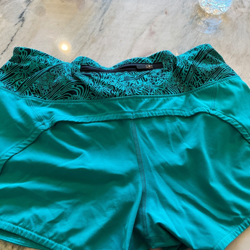 Lululemon speed up running shorts